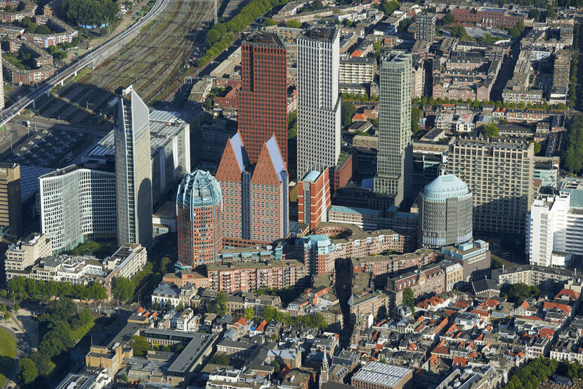 luchtfoto Den Haag