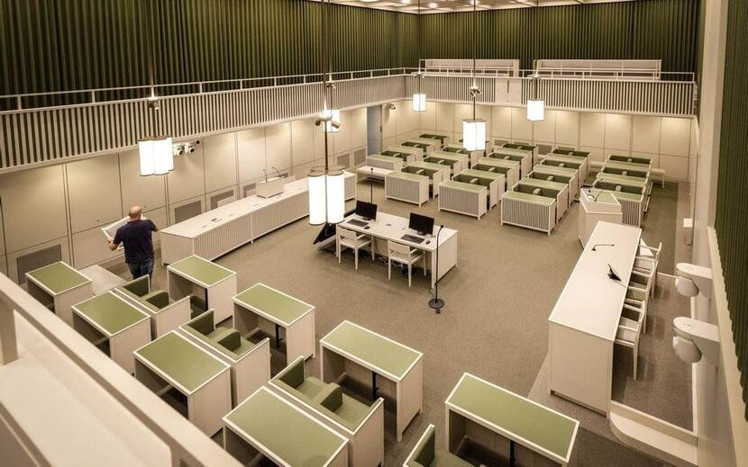 Plenaire zaal tijdelijke eerste kamer